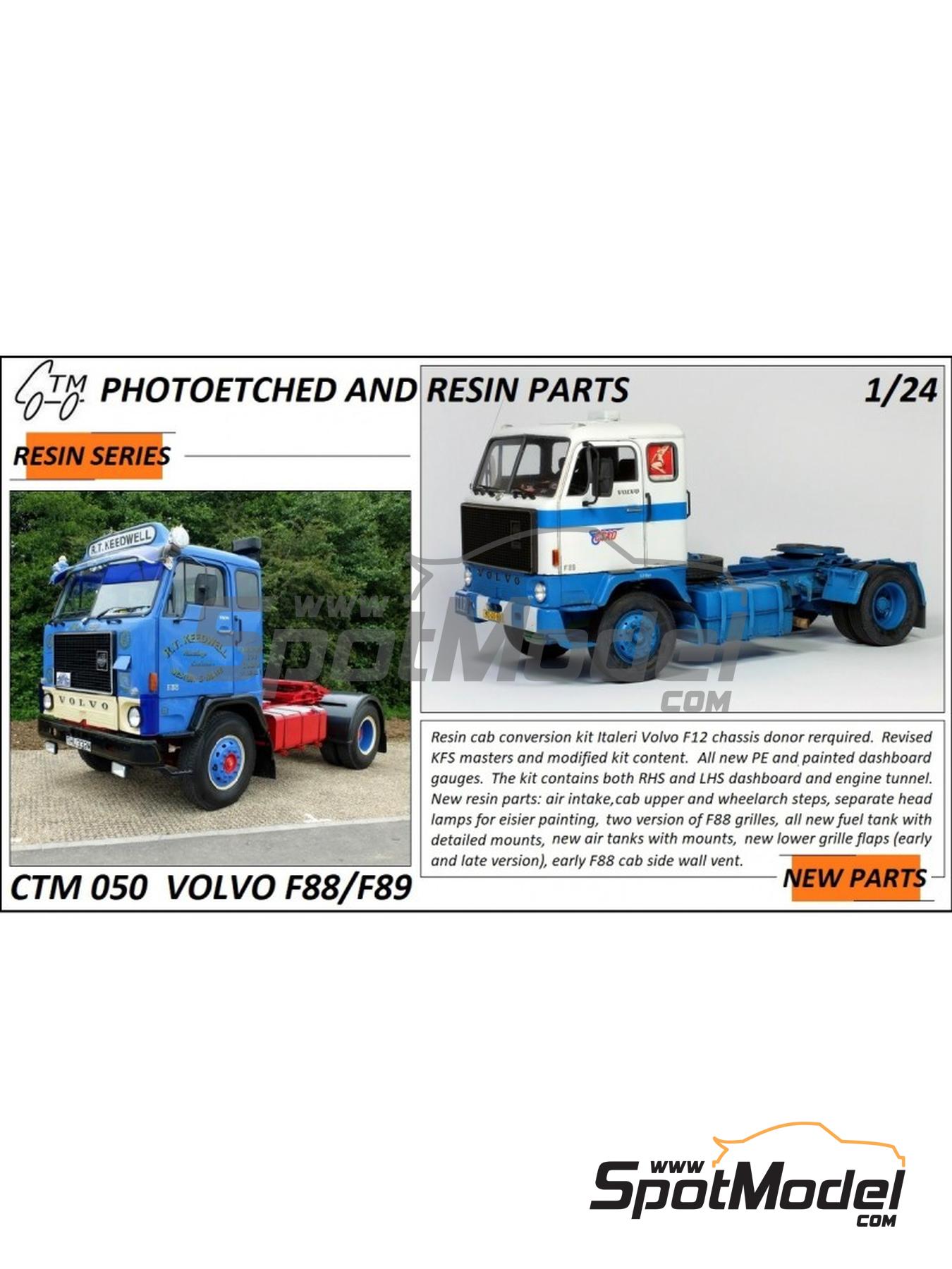 Czech Truck Model CTM050: Transkit 1/24 scale - Volvo F88/F89 (ref